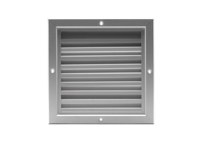 Aluminium gevelrooster 200x200mm