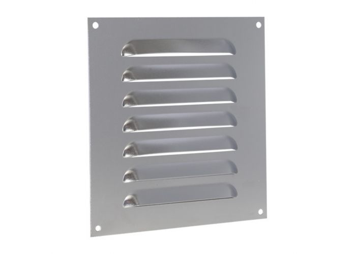 Alu schoepenrooster 150x150mm