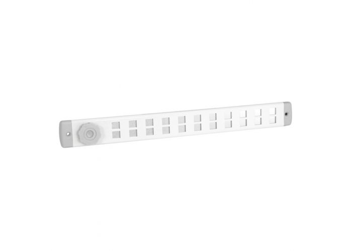 Schuifrooster aluminium wit  370x40mm