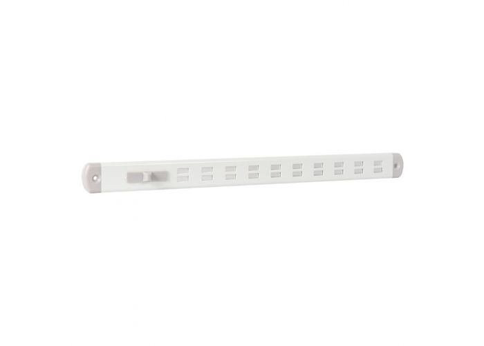 Bold line schuifrooster 370x30mm wit