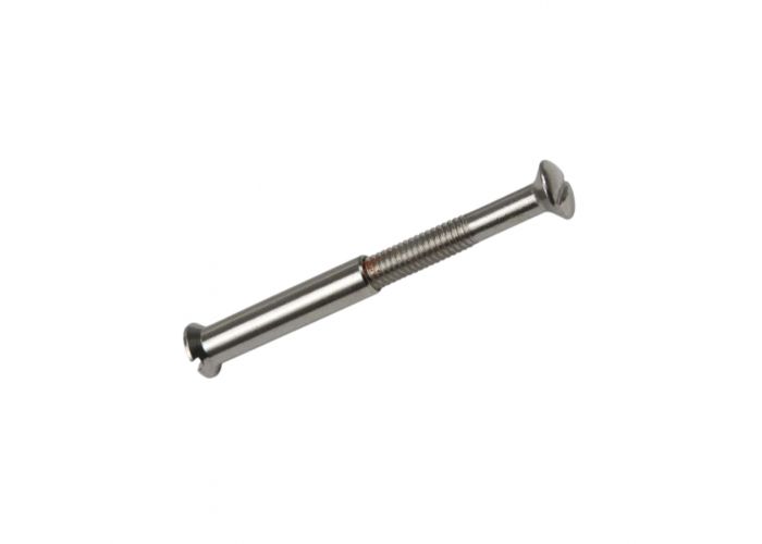 Patentbout+huls nikkel m4x38mm 10 stuks