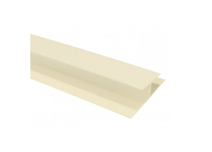 Colordeck koppelprofiel volschuim 400mm creme glad