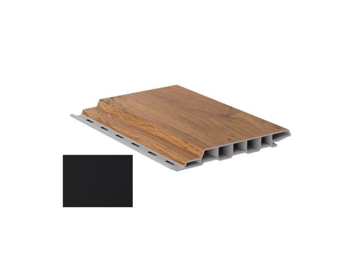 Colordeck sponningdeel 19x148mm zwartgrijs