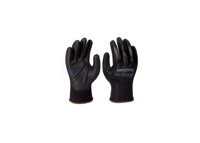 4tecx handschoen PU zwart 3 paar maat 11