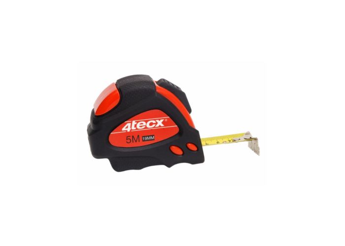 4tecx rolmaat autolock magnetisch 5m x 19mm 4tecx rolmaat autolock magnetisch 5m x 19mm