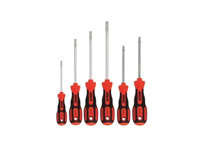 4tecx schroevendraaierset 4 stuks gleuf 2 stuks Pozidriv 4tecx schroevendraaierset 4 stuks gleuf 2 stuks Pozidriv