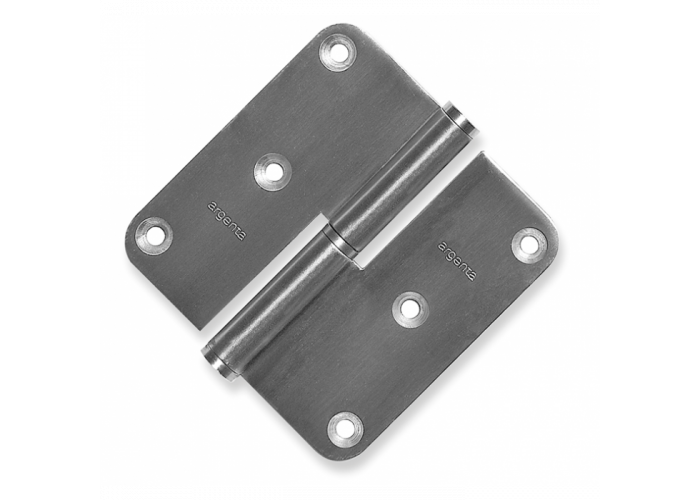 Paumel afgerond knoop 12mm rvs 89x89 links