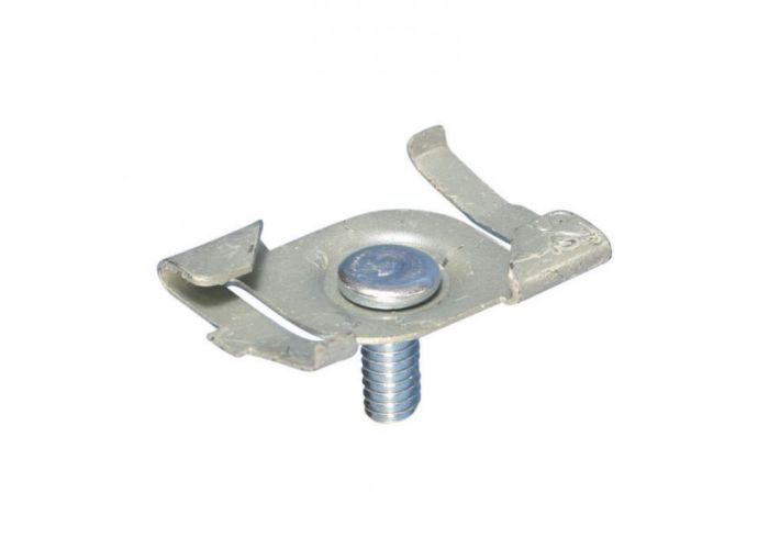 Caddy draaiklem met oog wit tbv. 24mm systeem