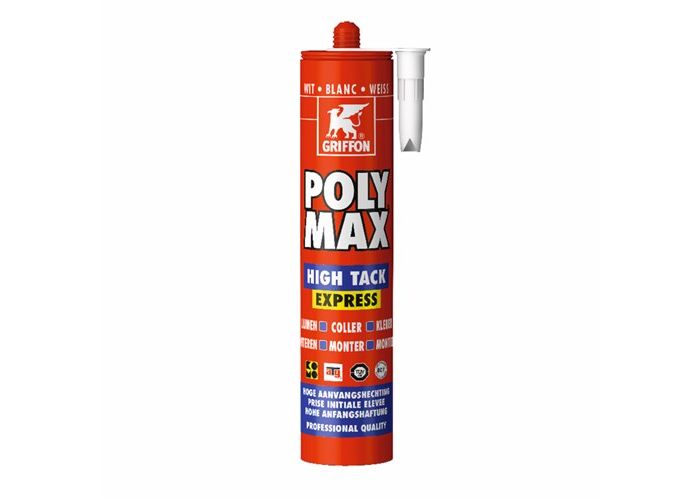 Griffon poly max high tack express wit 310ml