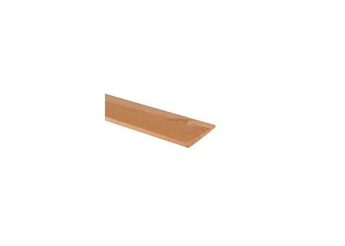 Achter/zijwand thermowood design rabat 300cm