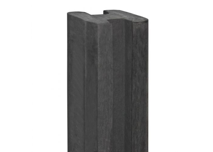 Beton rabatpaal tussen antraciet 10x10x270cm