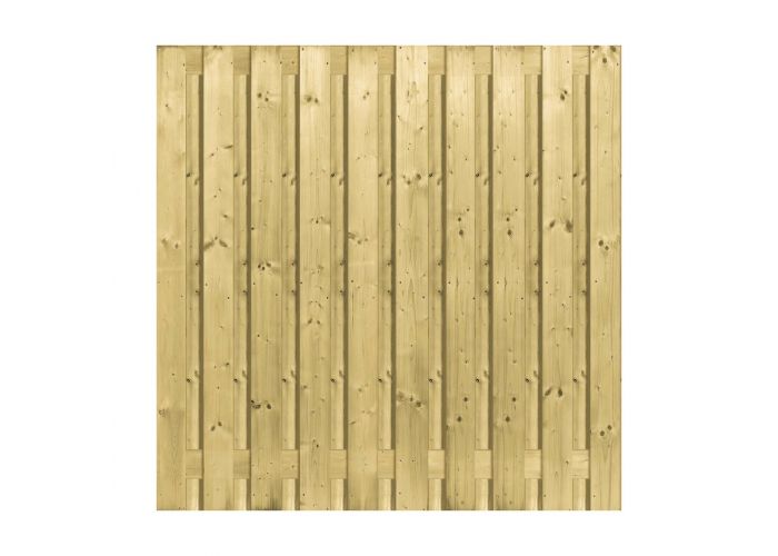 Tuinscherm geïmpregneerd vuren 19 planks 180x180cm