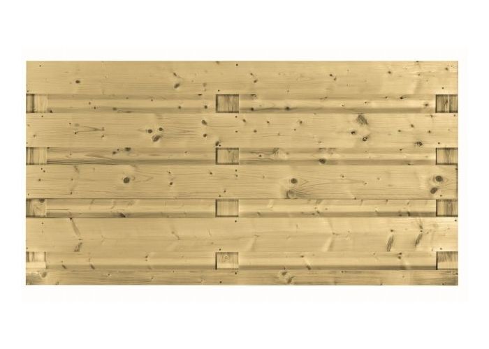 Tuinscherm geïmpregneerd vuren recht hz 90x180cm