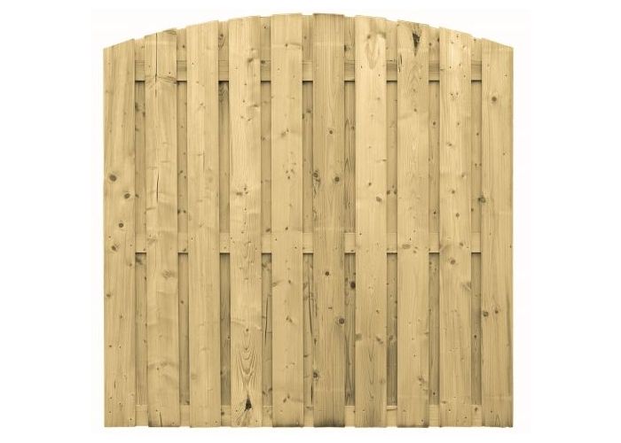 Tuinscherm geïmpregneerd vuren toog vc 19 planks 180x180cm