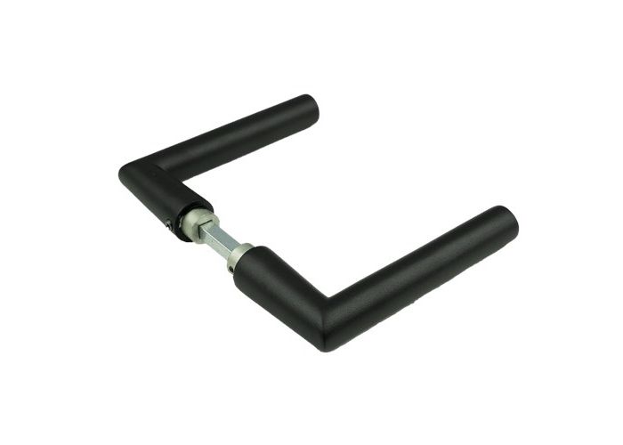 Ami deurkruk zwart l-model 374  134mm