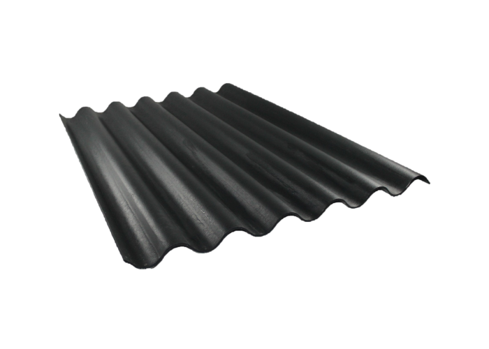 Ecolor golfplaat zwart 1525x1100mm