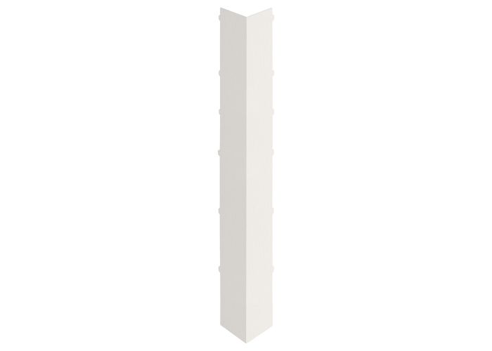Keralit uitwendig hoekstuk 2847 Ral9016 wit 350mm
