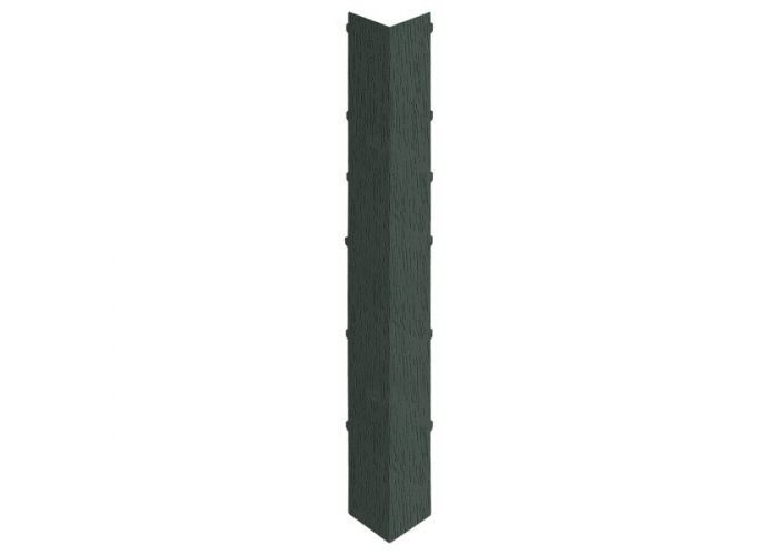 Keralit uitwendig hoekstuk 2847 Ral6009 donkergroen 350mm