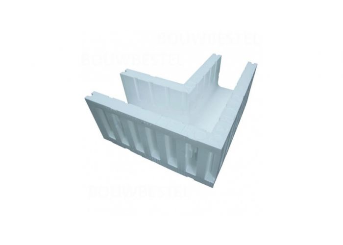 Ps-funderingsbekisting hoek 350x400mm