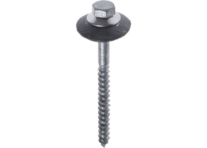 Golfplaatschroef rvs 7x70mm 100 stuks