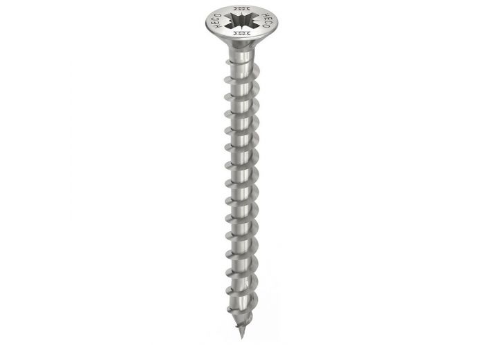 Heco spaanplaatschroef rvs a2 pk kruis 5.0 x 80 200 stuks