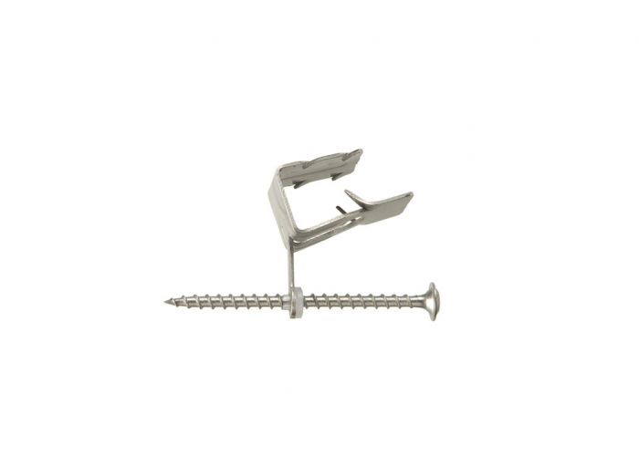 Hoekkeperklem 512/2 met torx schroef  rvs 50pp