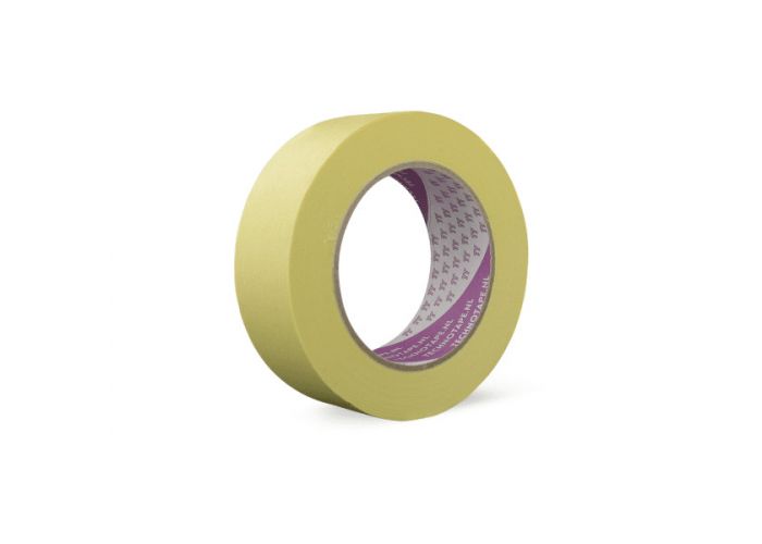 Technotape maskingtape sp licht geel 25mm x 50meter