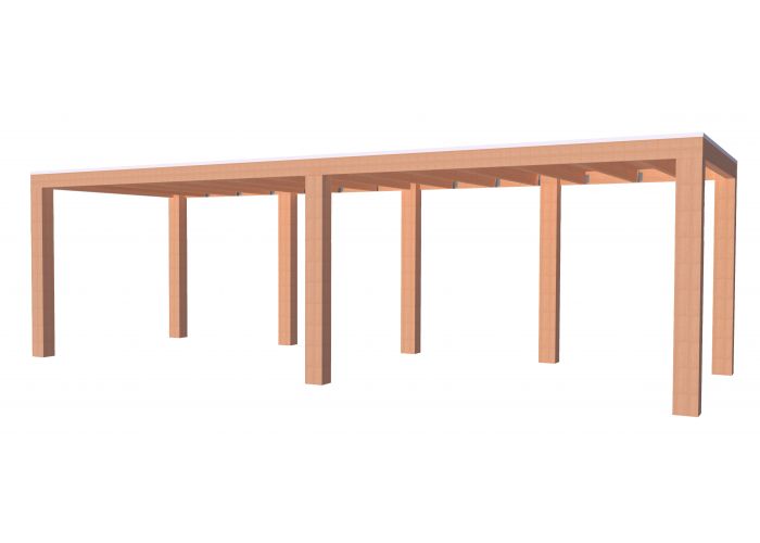 Overkapping douglas excellent 300x780cm