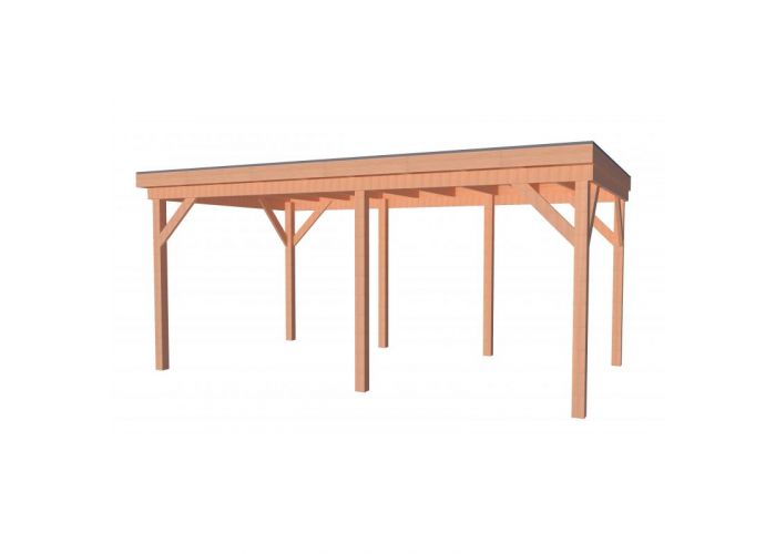 Overkapping douglas premium geschaafd 400x400cm
