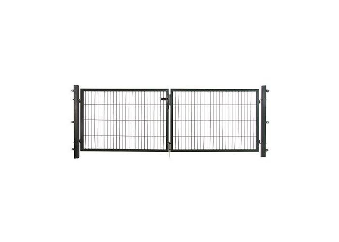 Poort compleet dubbel groen 200x300cm