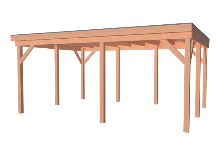 Overkapping douglas premium geschaafd 400x500cm