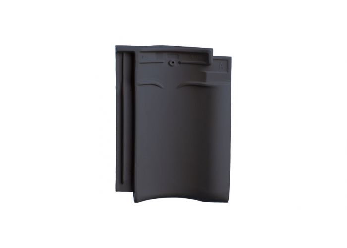 Monier dakpan vhv blauw gesmoord