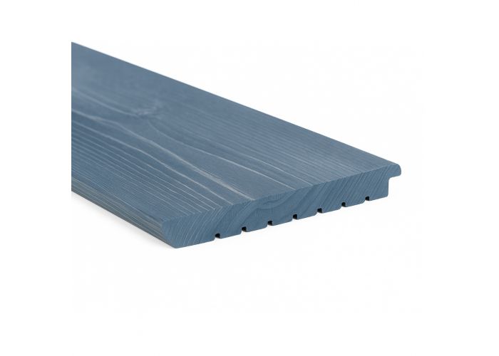 Achter/zijwand vuren grijs rabat Zweeds 300cm