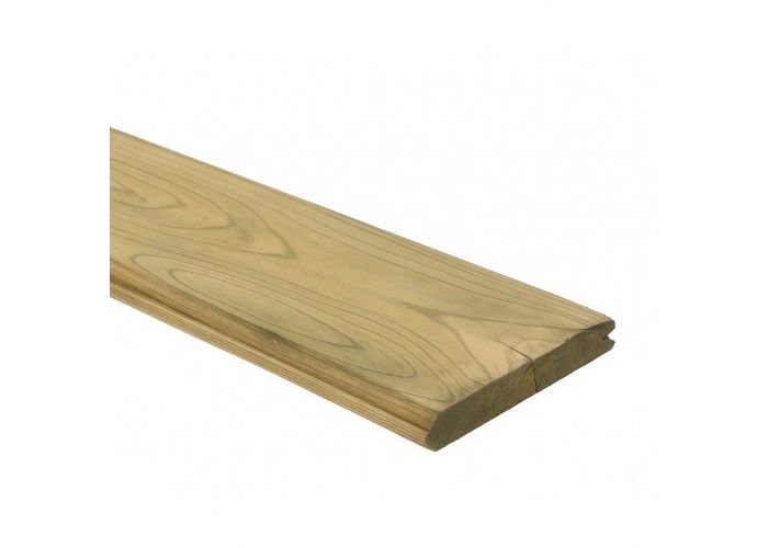 Blokhutprofiel vuren geïmpregneerd 28x135mm