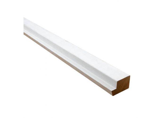 Hardhout raamhout grijs gegrond 40x67mm