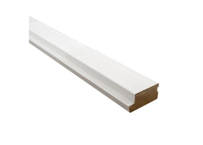Hardhout raamhout grijs gegrond 40x90mm