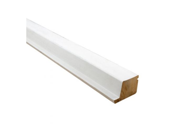 Hardhout raamhout grijs gegrond 54x80mm