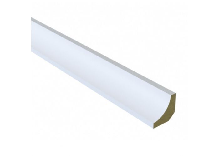 Grenen kwartrond 18x18mm