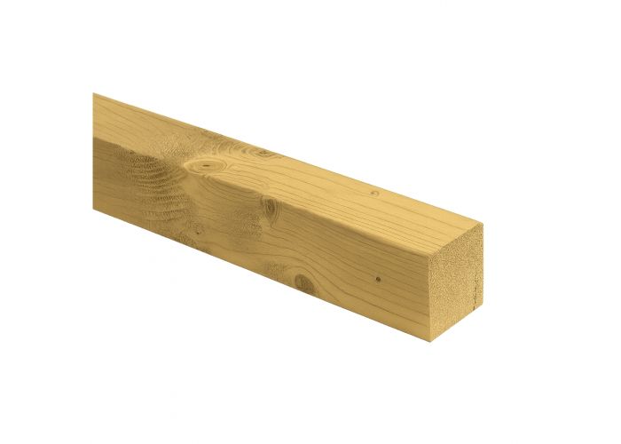 Vuren paal geschaafd geïmpregneerd 90x90mm