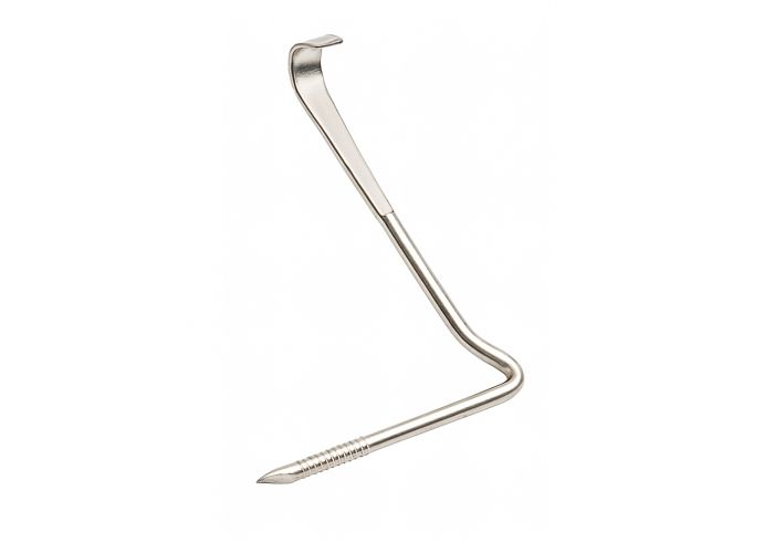 Panhaak 409002 75/48 vhv spijkerhaak rvs