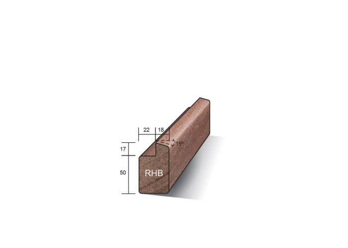 Hardhout raamhout 40x67mm