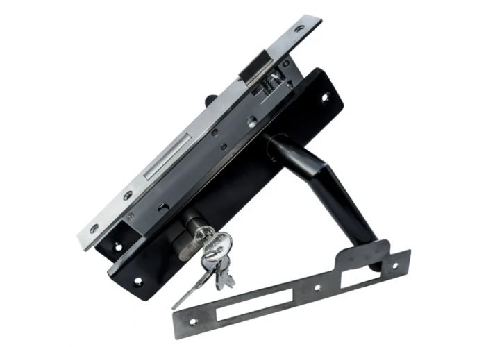 Slot rvs zwart tbv frame deur