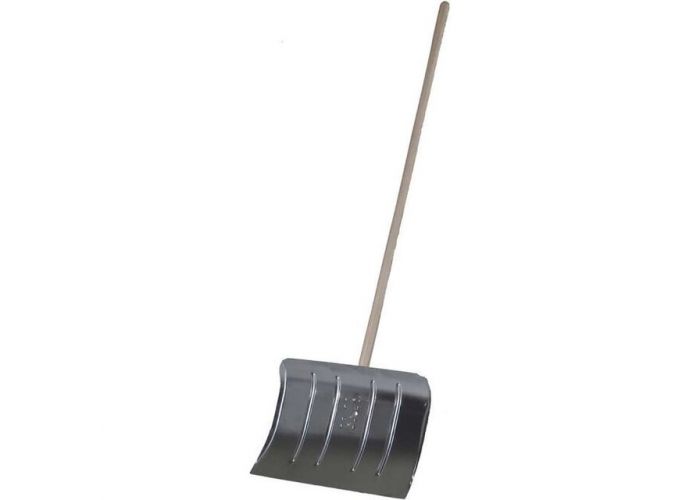 Sneeuwschuiver vz metaal met houten steel 460mm