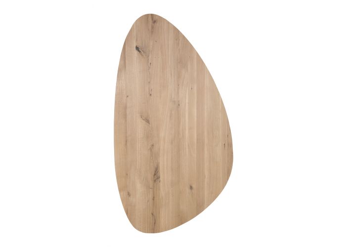 Starcrown tafelblad rustiek eiken kiezel facet rand type B 40mm 220x120