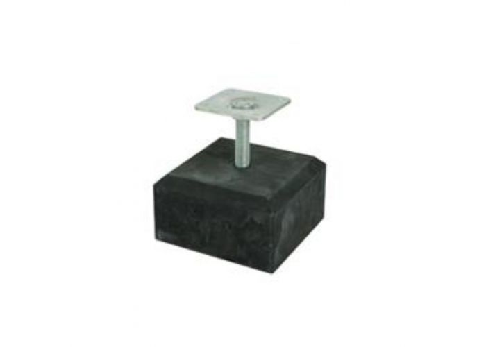 Tegel beton zwart 17x10cm facet 15cm inclusief verstelbare plaat Tegel beton zwart 17x10cm facet 15cm inclusief verstelbare plaat