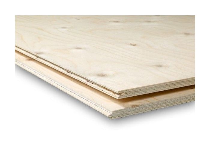 Underlayment fins vuren ce2+  tong en groef 4 zijden 2440x610x18mm
