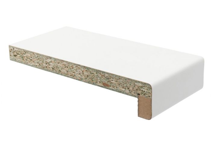 Vensterbank wit e14-680 cl p5 4100x250x19/38mm