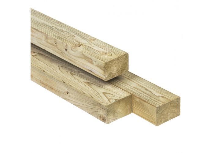 Vuren balk geschaafd geïmpregneerd 45x70mm