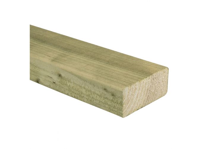 Vuren balk geschaafd geïmpregneerd 45x95mm