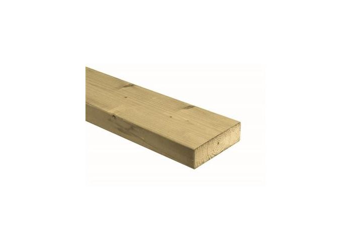Vuren geschaafd geïmpregneerd 58x155mm